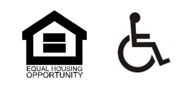 Equal Housing Opportunity & Handicap Accessible icons